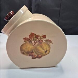 Vintage Ceramic Cookie Jar Usa McCoy Pottery Fruit Festival